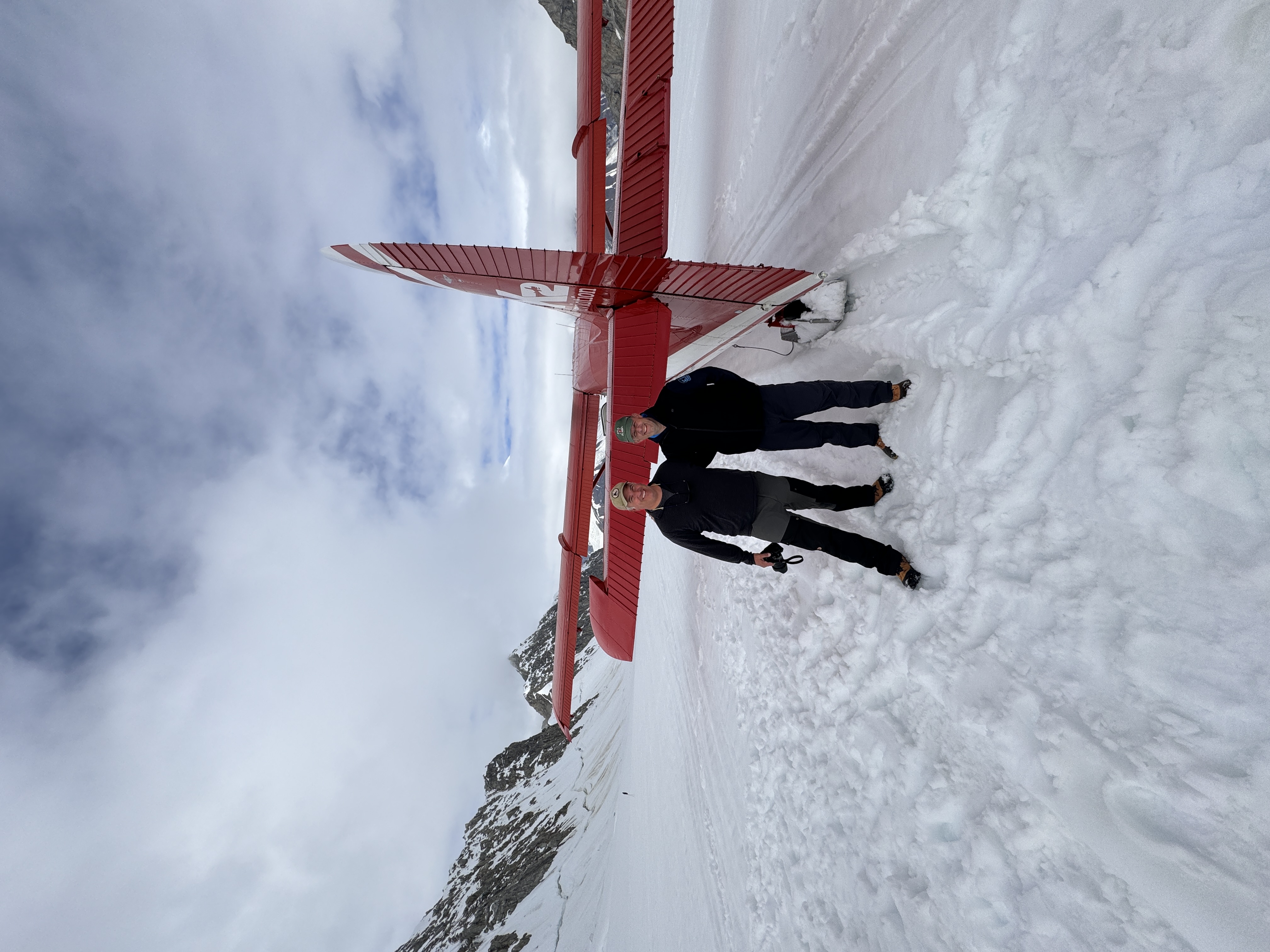 Alaska wilderness with mountains and glaciers